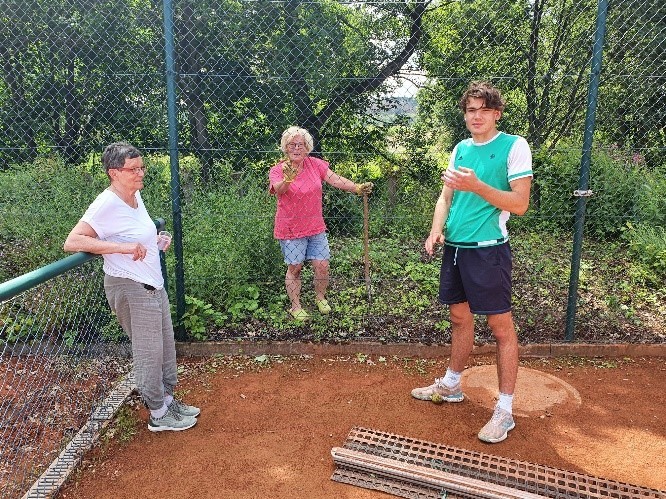 Wildblumen statt Tennis