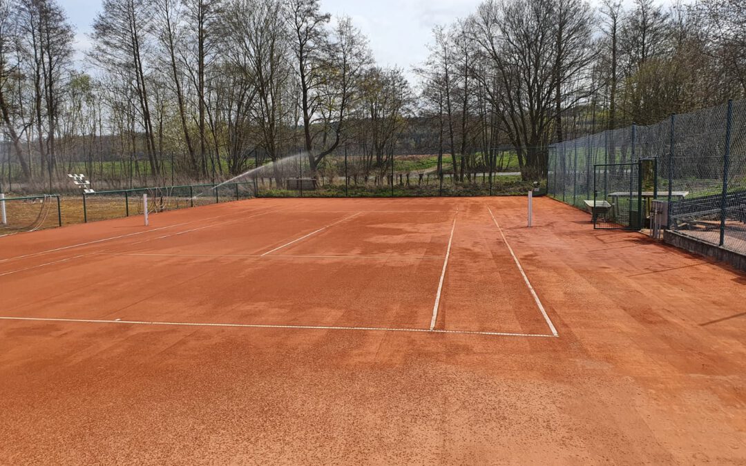 Tennisplatz wieder bespielbar