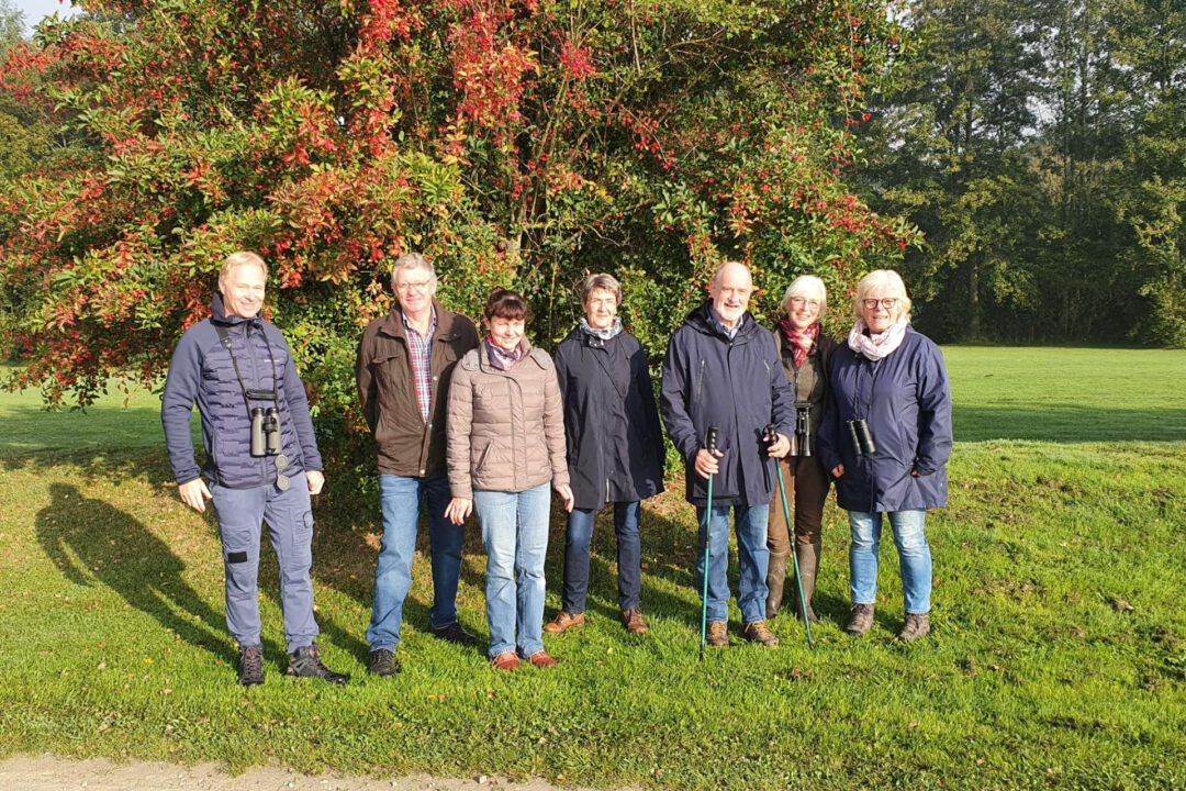 Vogelkundlicher Rundgang Gruppenbild