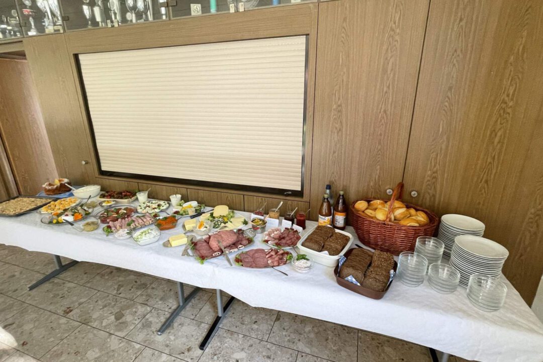 DRK Frühstück. Das Buffet.