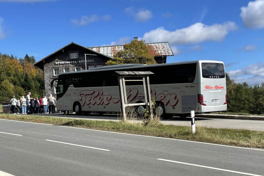 Fahrt nach Zwiesel Glaspyramide