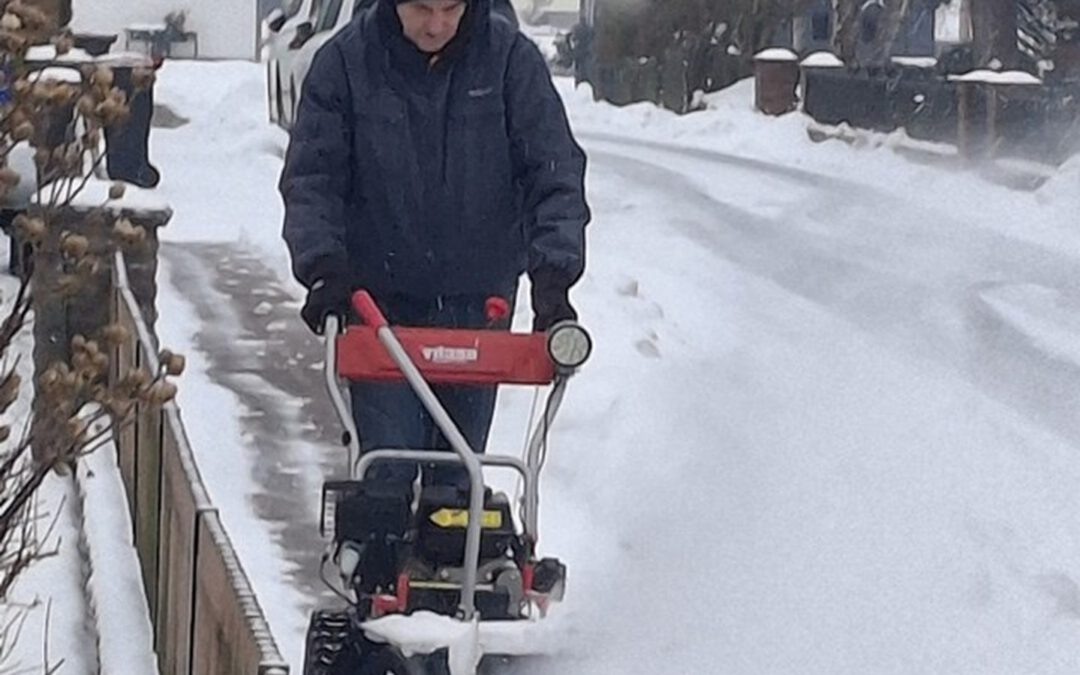 Schnee in Grupenhagen