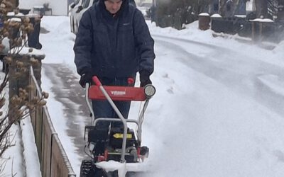 Schnee in Grupenhagen